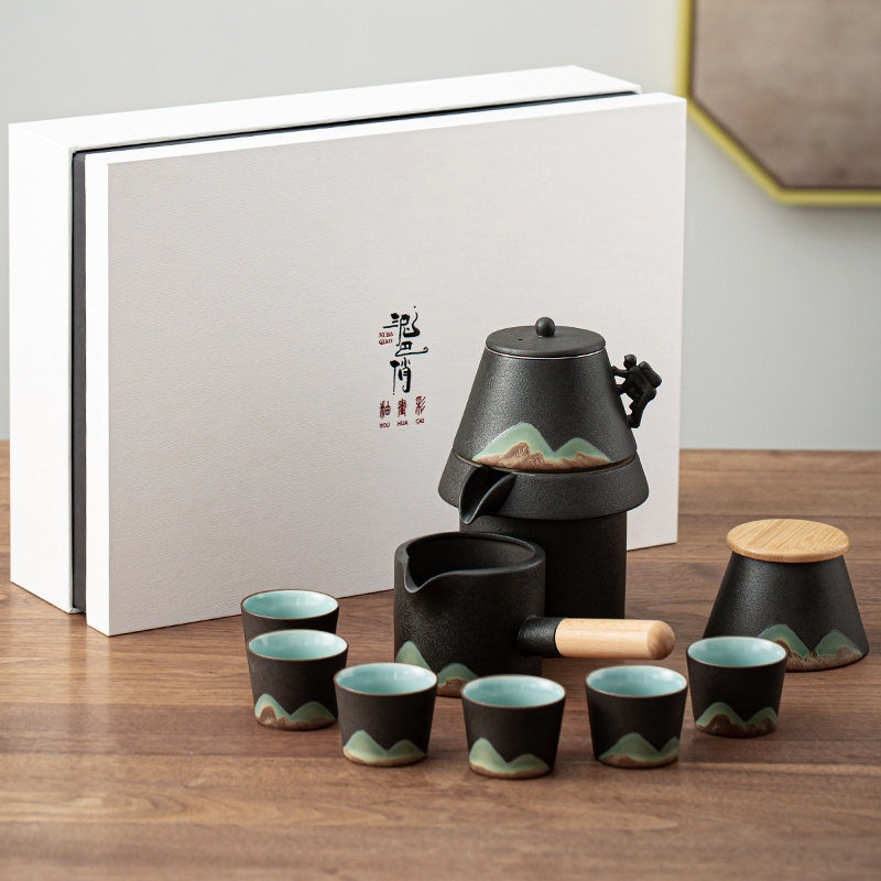 Lazy Man Automatic Making Simple Gift Box Tea Set - Image 2