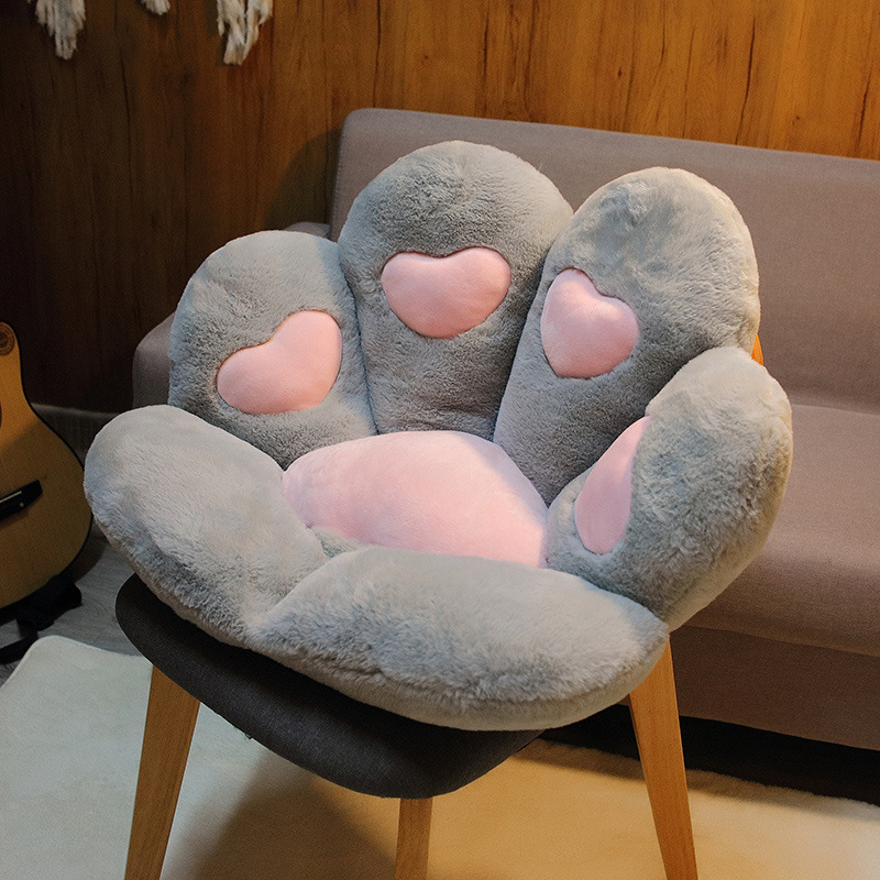 Cute Cat Paw Back Pillows Plush Chair Cushion Animal Child Seat Cushion Sofa Mat Home Sofa Indoor Floor Winter Decor Gift Cute Cat Paw Back Pillows Plush Chair Cushion Animal Child Seat Cushion Sofa Mat Home Sofa Indoor Floor Winter Decor Gift